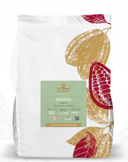 Czekolada Regina mleczna 35% Icam 15kg