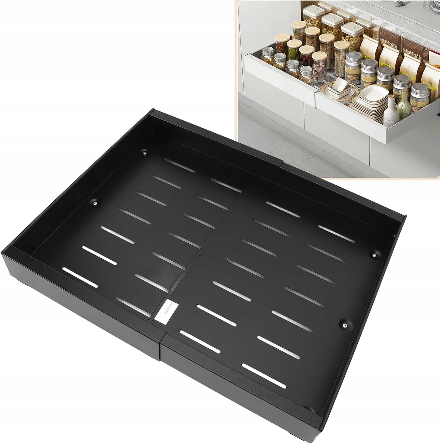 Šuplík Výsuvná Police Vložka Kuchyňské Skříňky 25 kg