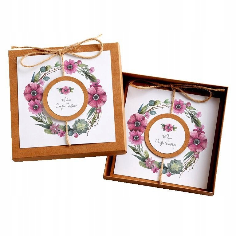 

Kartka na Chrzest Święty w Pudełku Pamiątka Chrztu