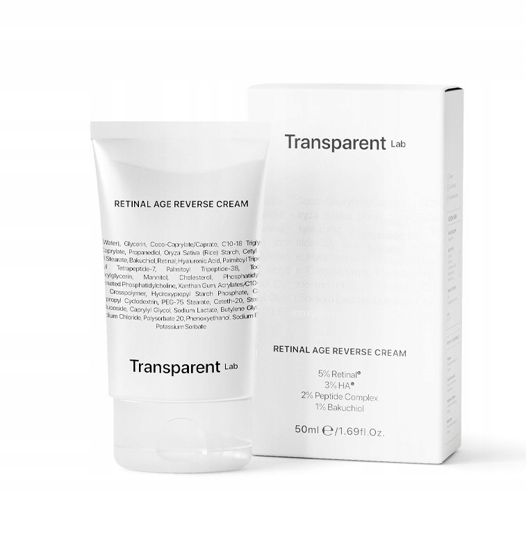 Transparent Lab Age Reverse Krem do Twarzy na Noc z Retinalem 50 ml