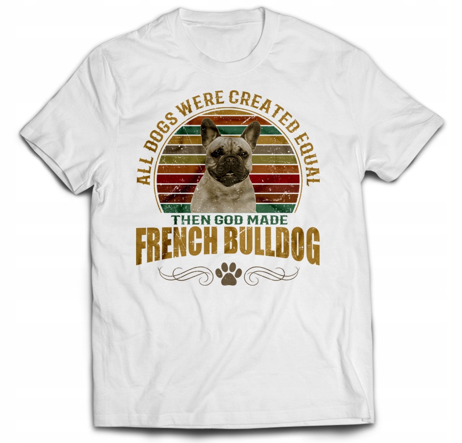 

Koszulka Buldog Francuski Tshirt Russell Dog L