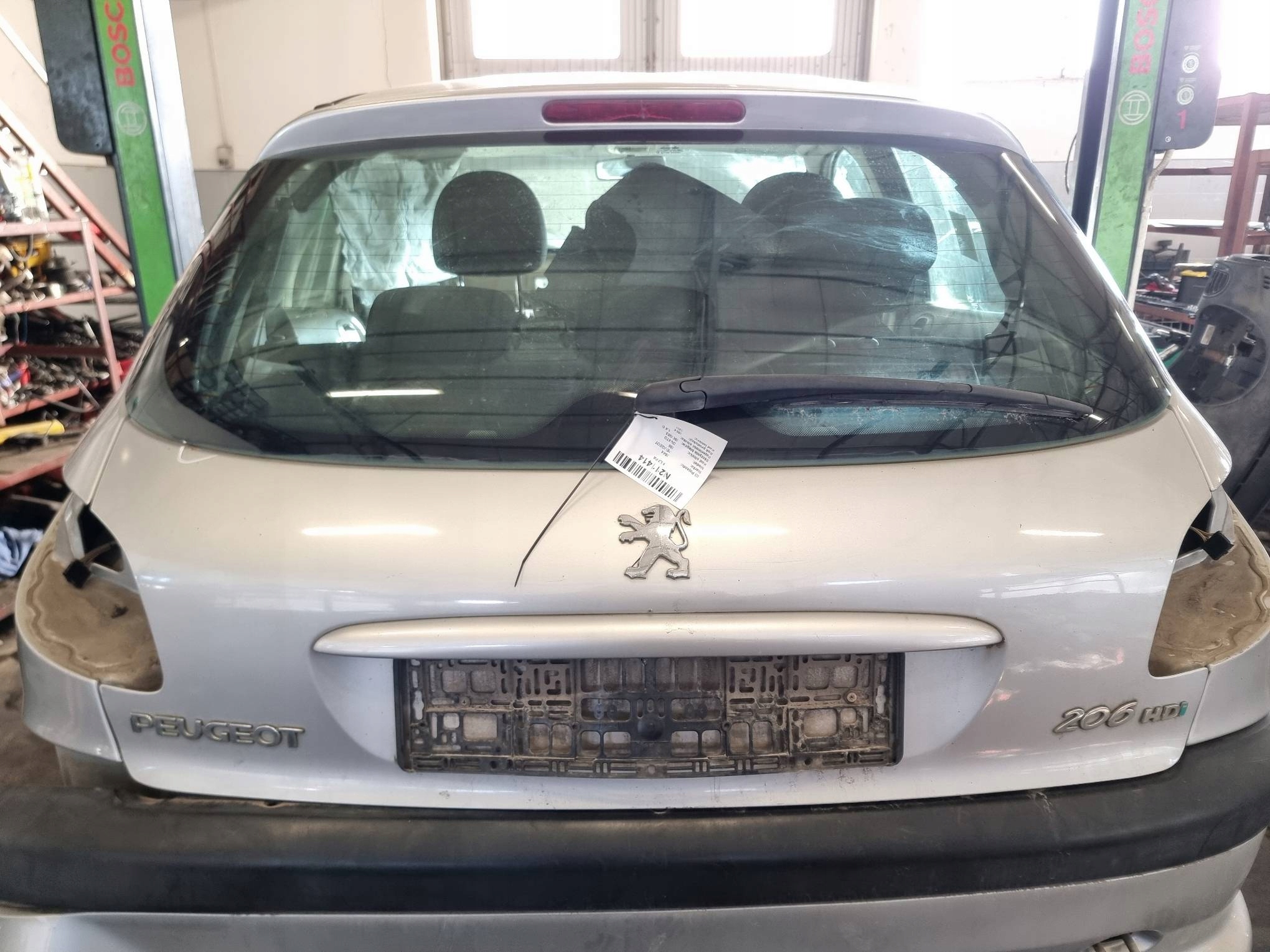 trunk door boot EZR boot door PEUGEOT 206 5D HB