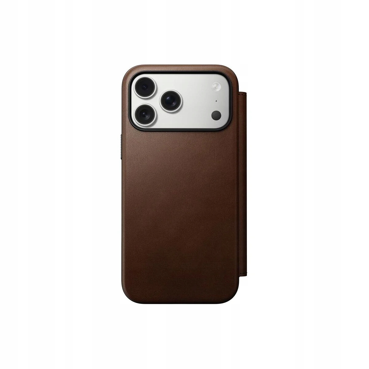 Kryt pro iPhone 17 Pro Max Nomad Modern Leather Folio hnědý