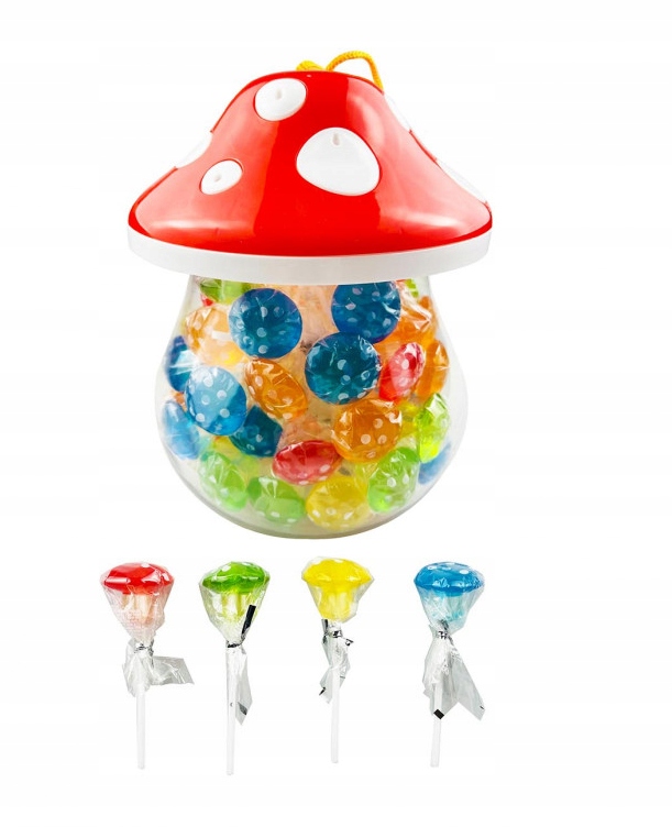 Levně Lízátka muchomůrky 60 kusů 900 g