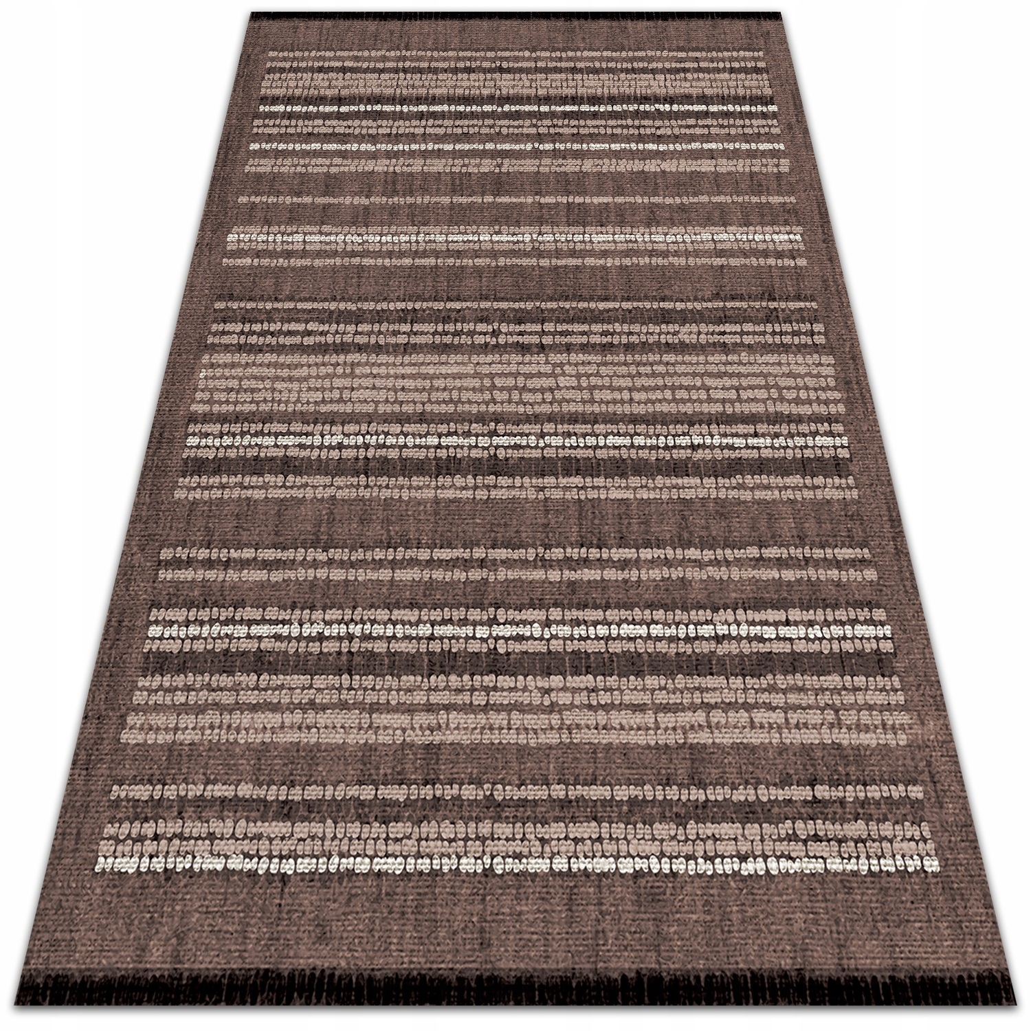 

Dywan tarasowy patio Wzór brązowa tkanina 80x120