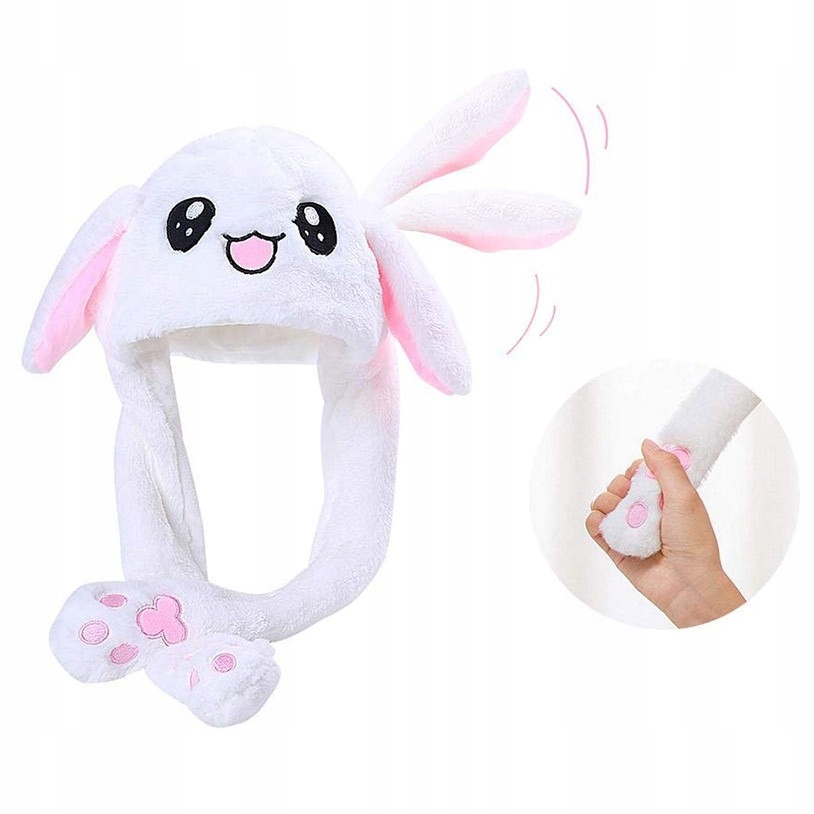 CZAPKA STRÓJ królicze USZY KRÓLIK KIGURUMI pull-up