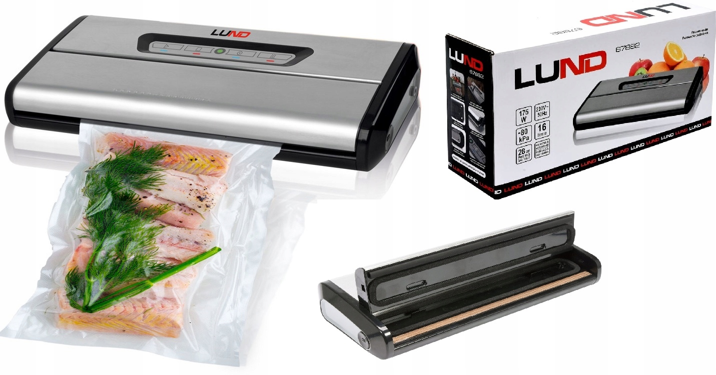 175W Vákuový Baliaci Vákuovačka Potraviny Lund 67882