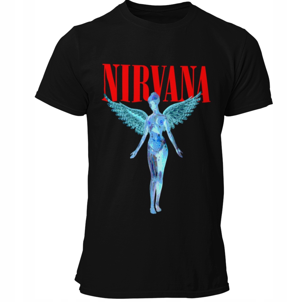 KOSZULKA MĘSKA FANA NIRVANA ANGEL LEGEND T-SHIRT