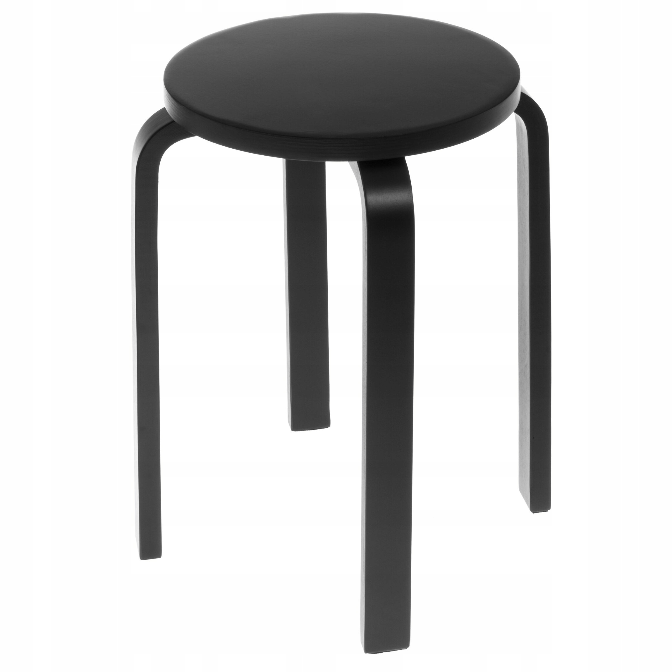 Kuchyňská Stolička Mdf Průměr 39 CM Rozměry 39 X 39 X 45,5 CM Černá