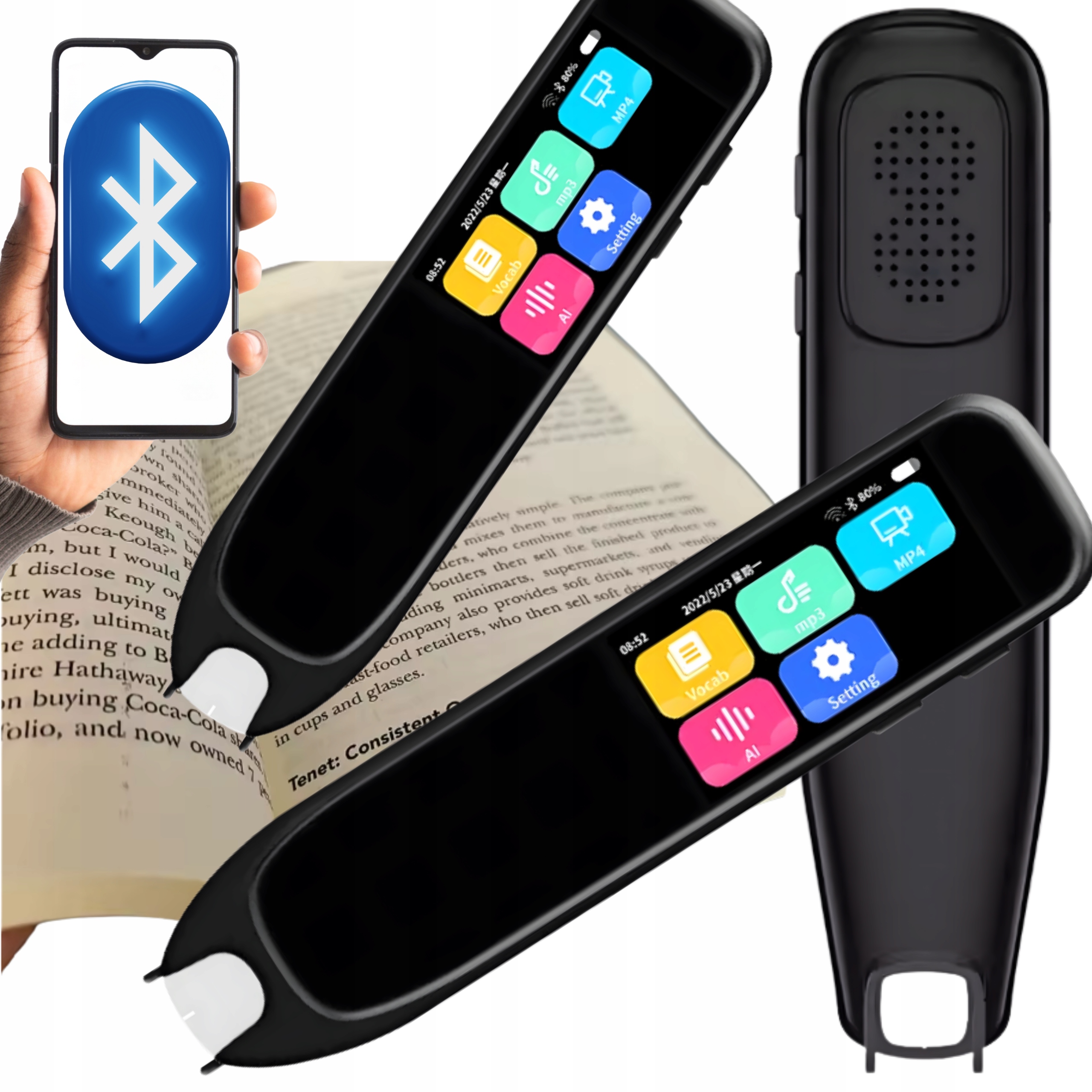 Elektronický překladač jazyků Pero Překladatel textu a řeči Propiska Pl