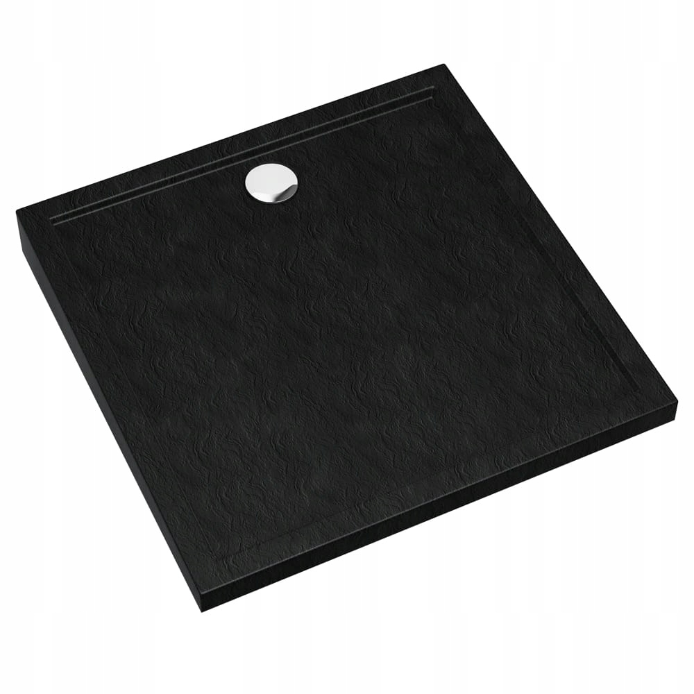 Schedpol Caspar New Black Stone brodzik kwadratowy 90 cm 3.2831/C/ST