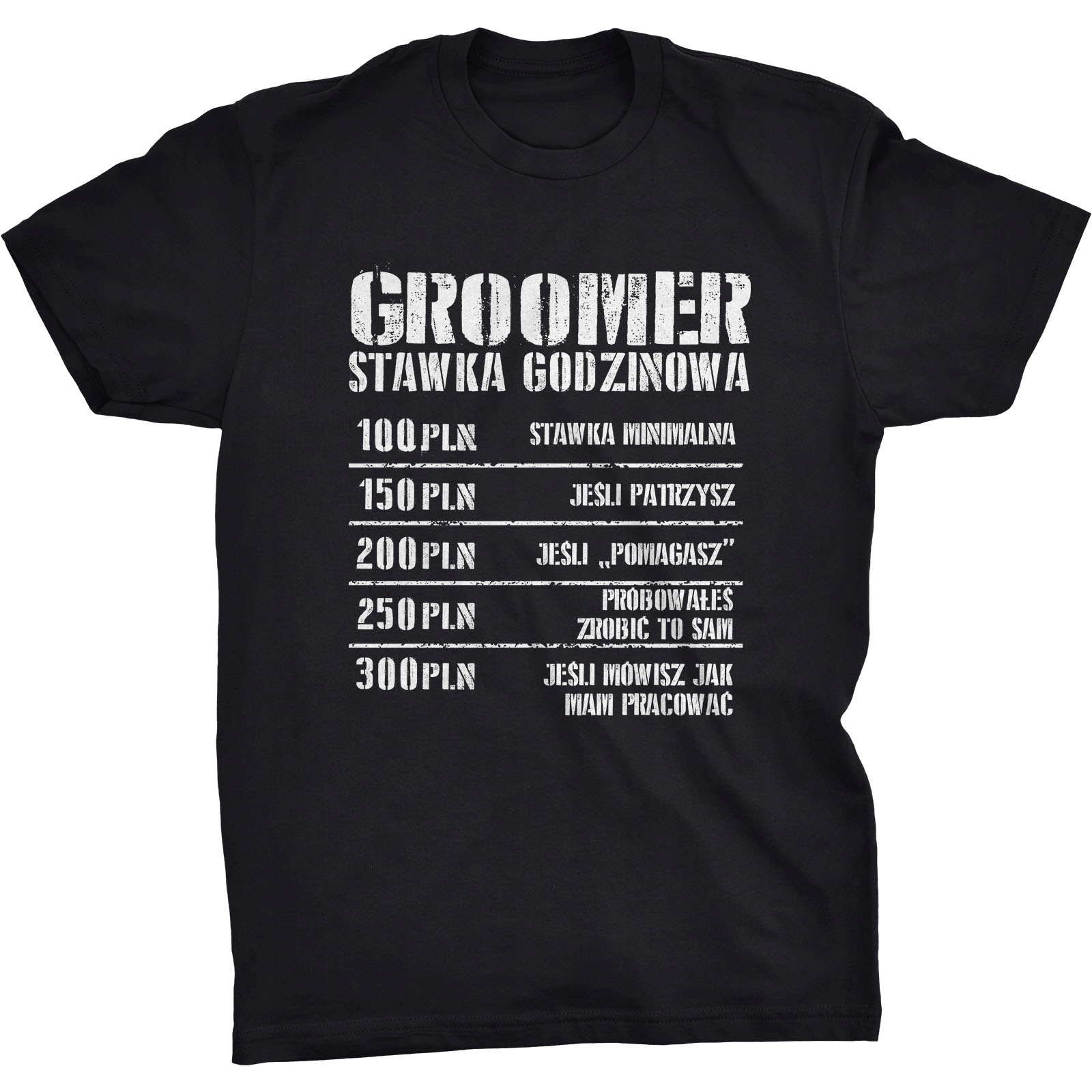 

Stawka Godzinowa Koszulka Dla Groomera Prezent