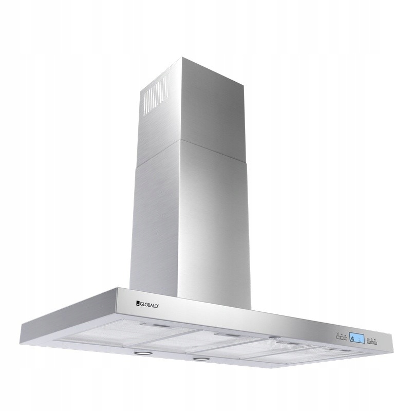 Globalo Okap przyścienny 90cm Nomina 90.4 Sensor stal szlachetna Inox