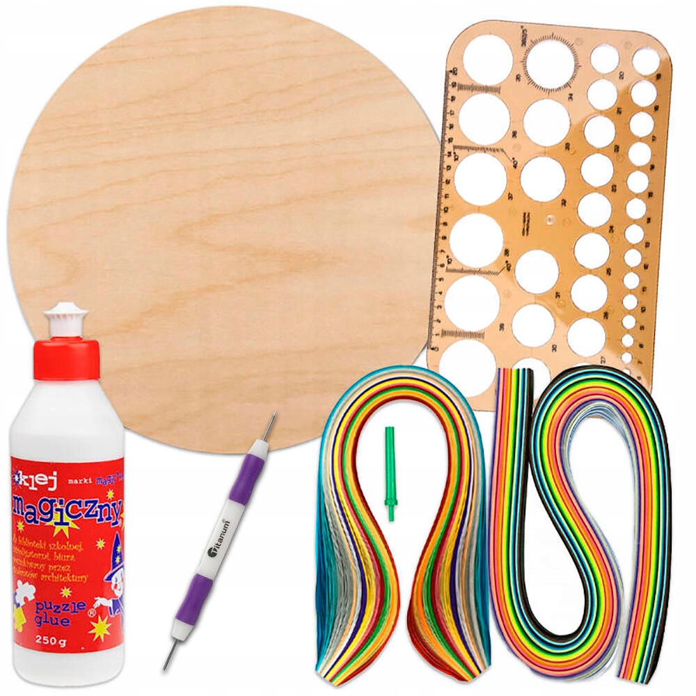 Startovací sada pro Quilling Základní nástroje Podložka lepidlo šablona