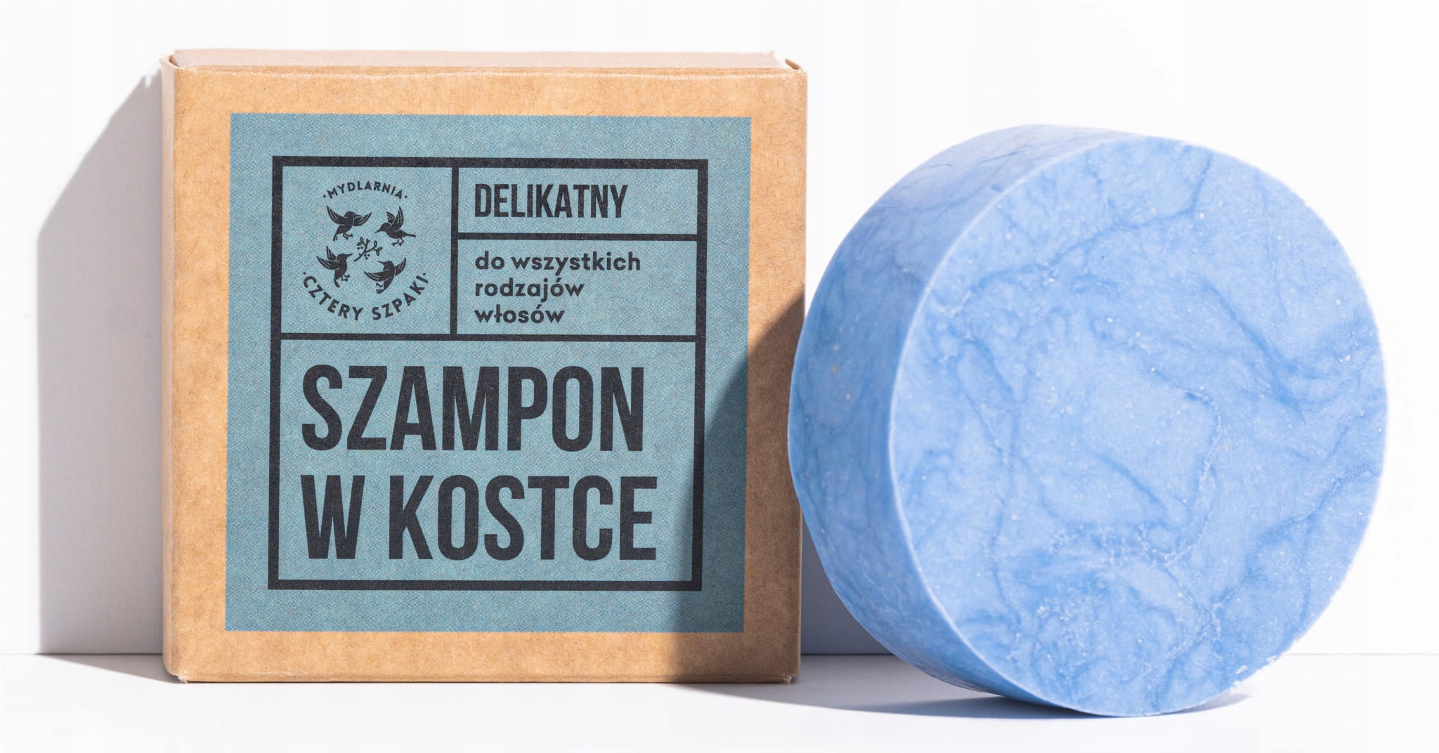 

Cztery Szpaki Delikatny szampon do włosów w kostce
