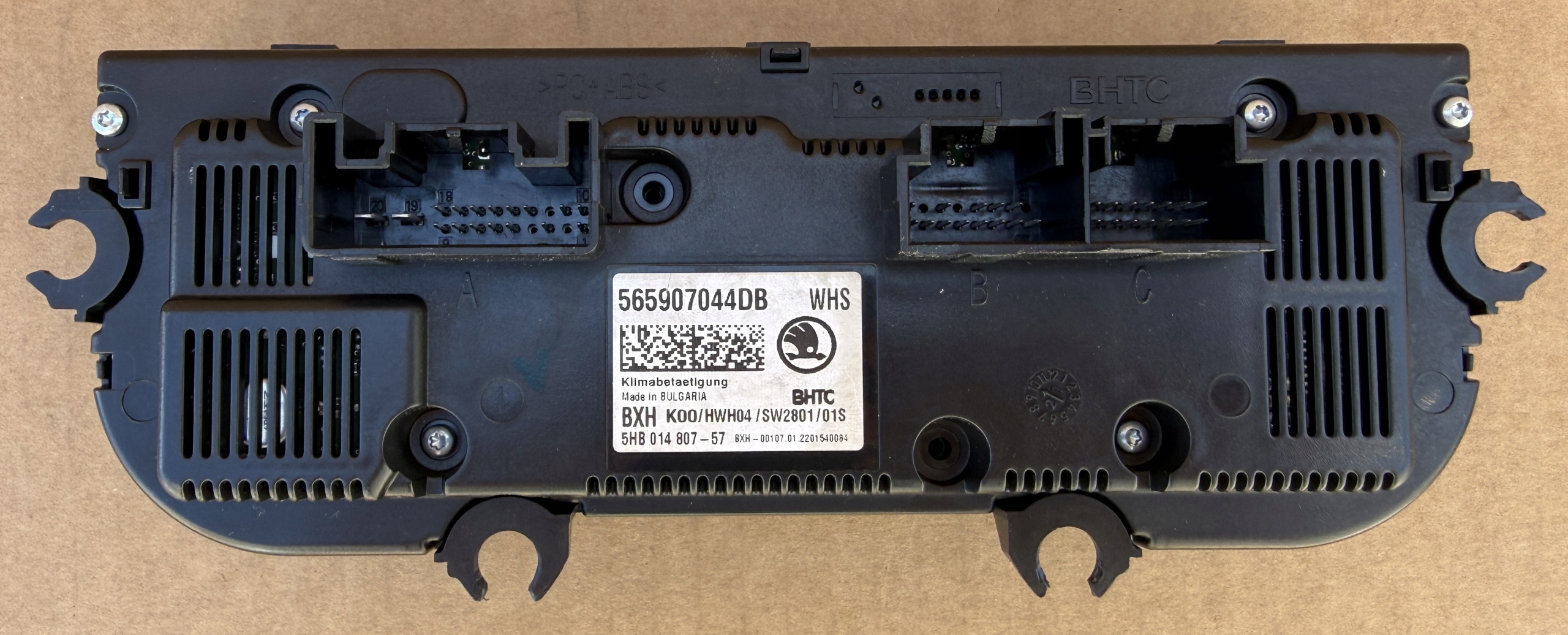 Unite commande clima 565907044DB SKODA KODIAQ Comme Neuf ORYGNIAL