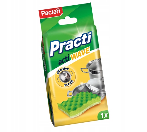

Paclan zmywak do naczyń ActivWave 1 sztuka zielony