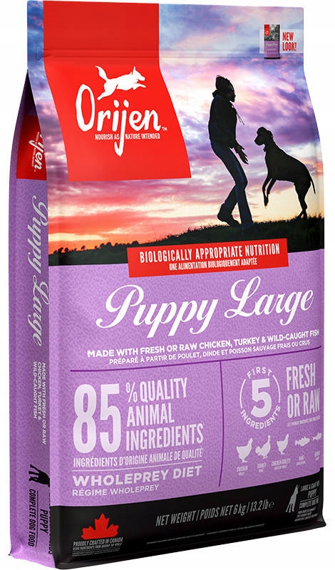 Levně Orijen Puppy Large Breed suché krmivo pro štěňata velkých plemen 6 kg