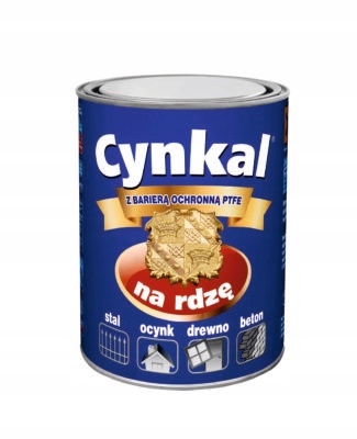 CYNKAL GRUNTOEMALIA CZEKOLADOWY RAL 8017 0,7 L