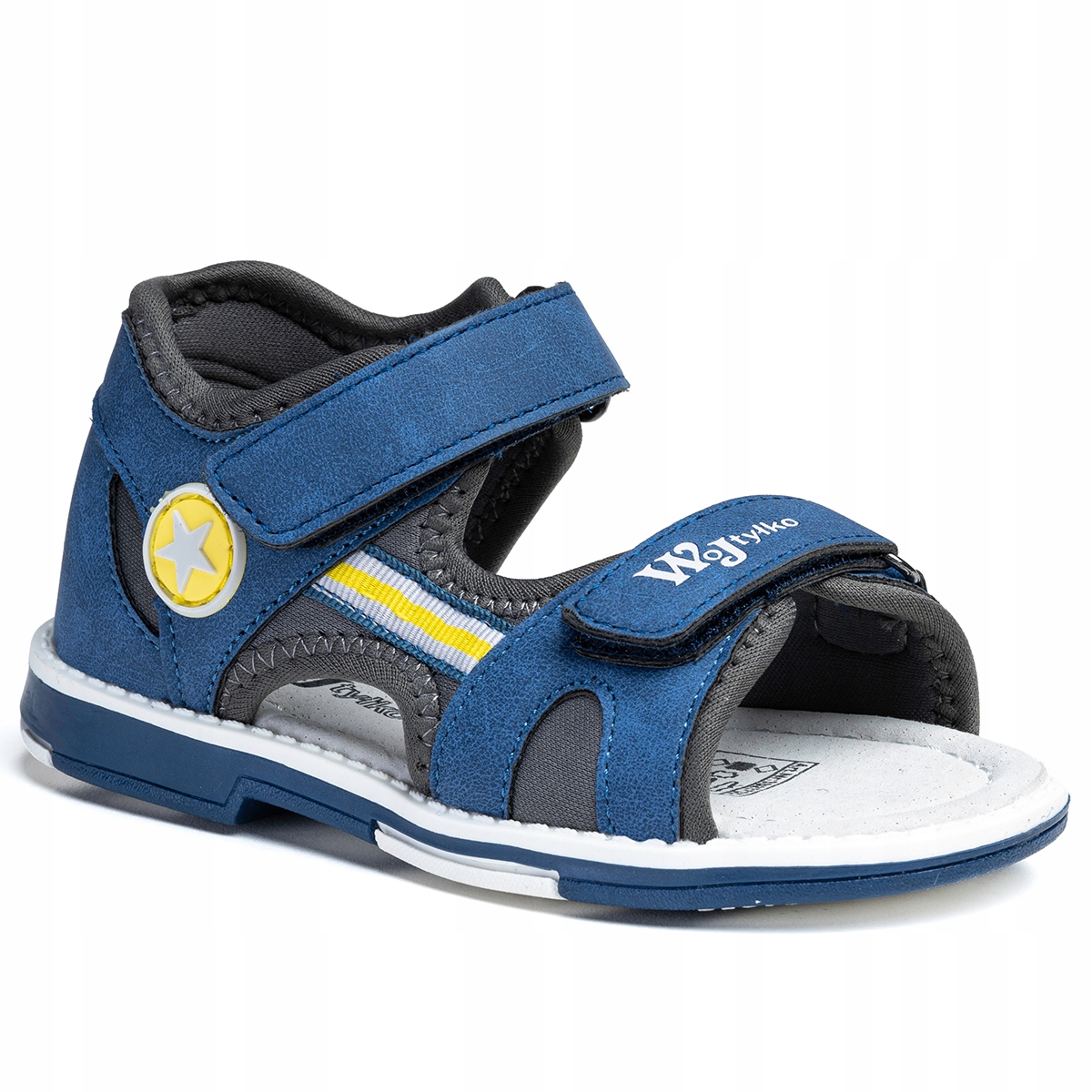 

Sandały wkł.SKÓRA na Rzepy sport Wojtyłko