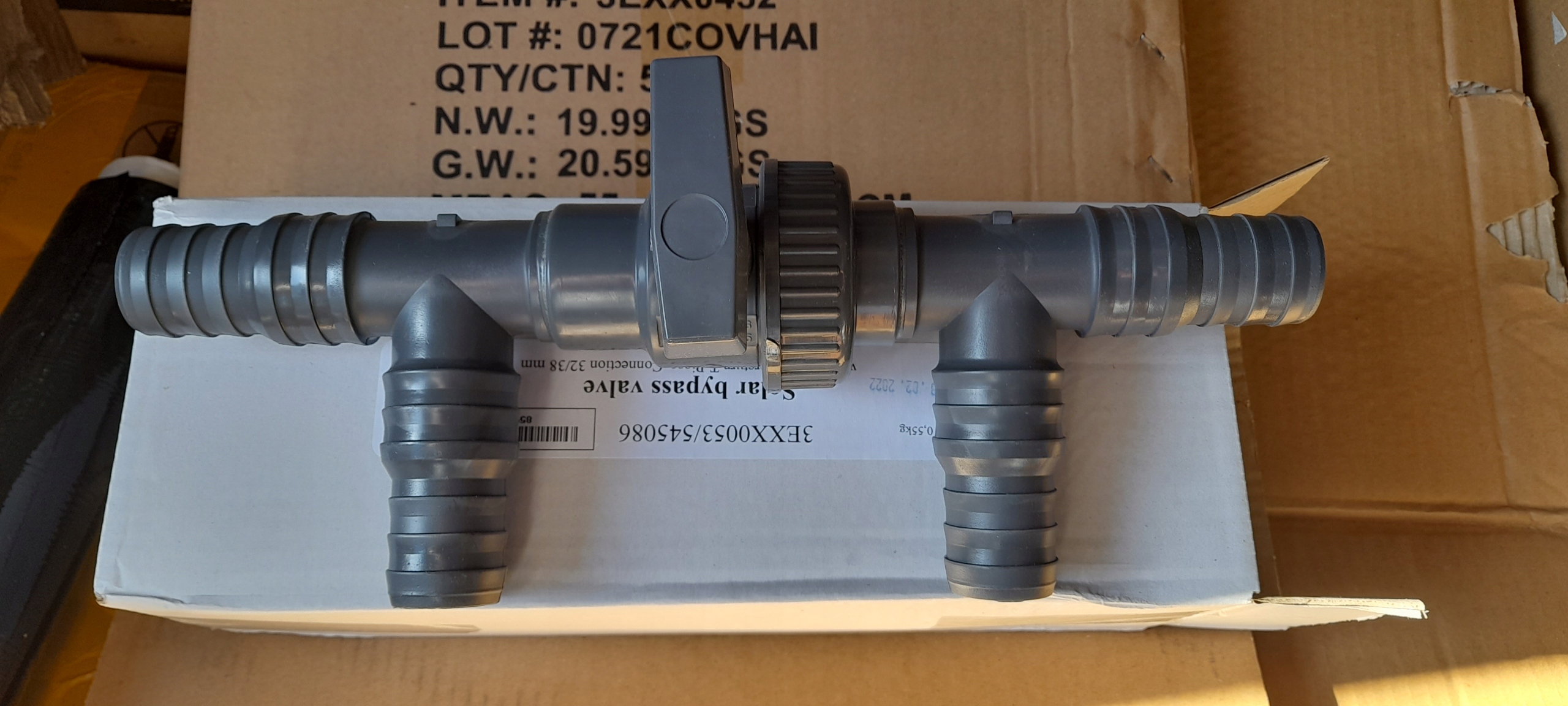 Bypass d0 Basenu podłączenia 32/38mm