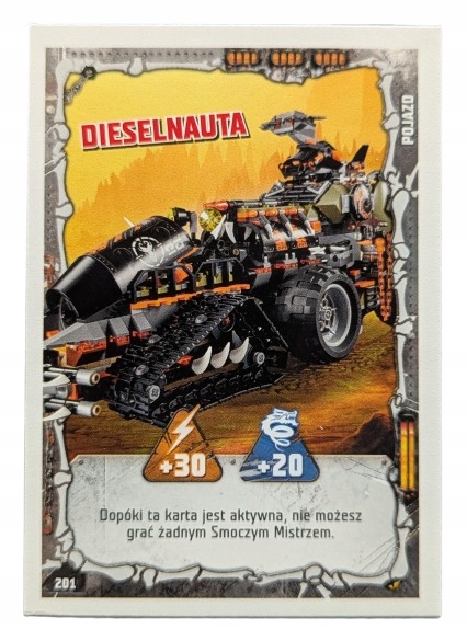 Karta Lego Ninjago Seria 4 Numer 201