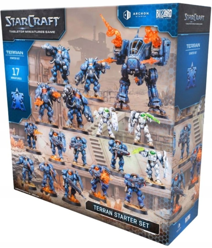 StarCraft The Miniatures Game Terran Starter Set En