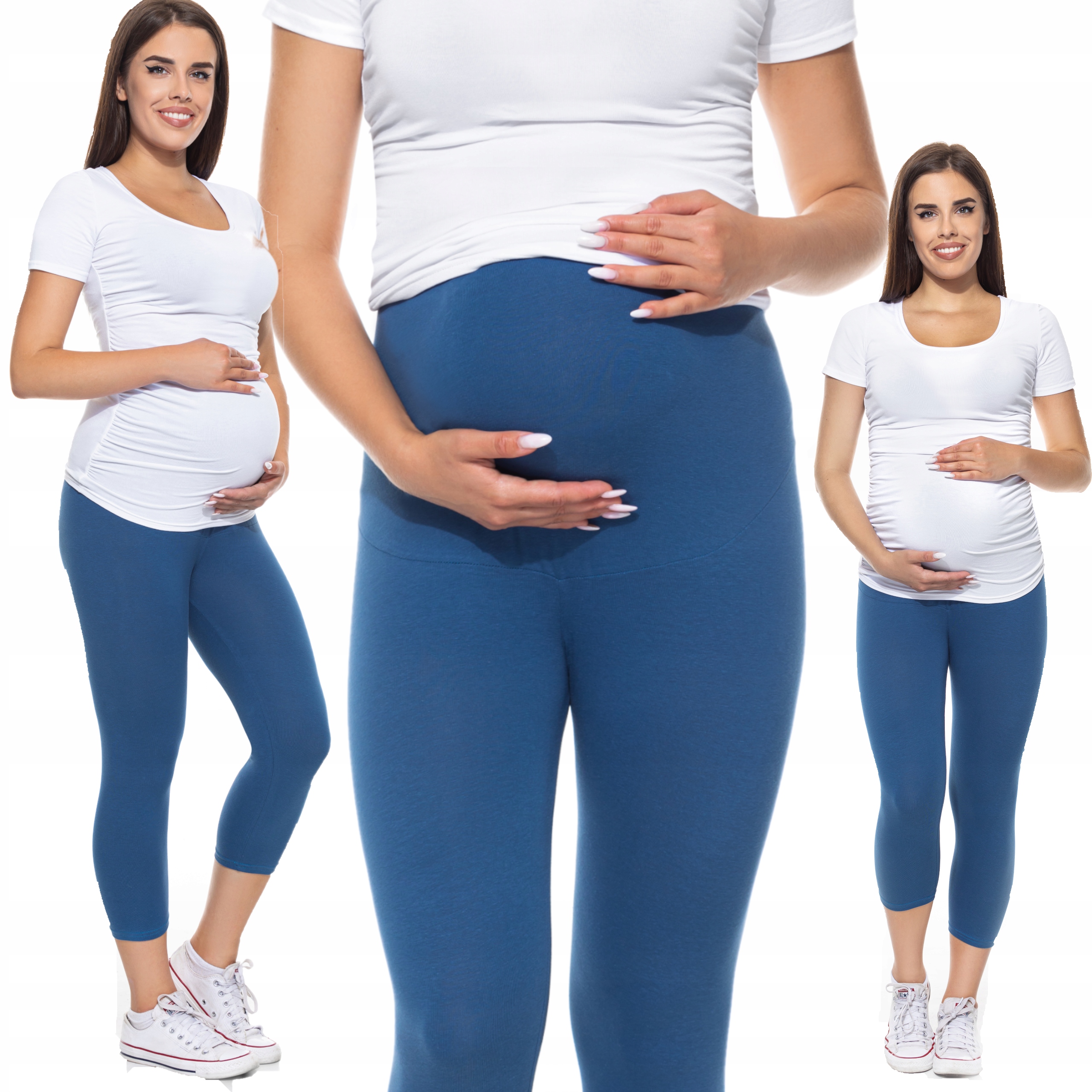 

Getry Legginsy 3/4 Rybaczki Cążowe jeans M