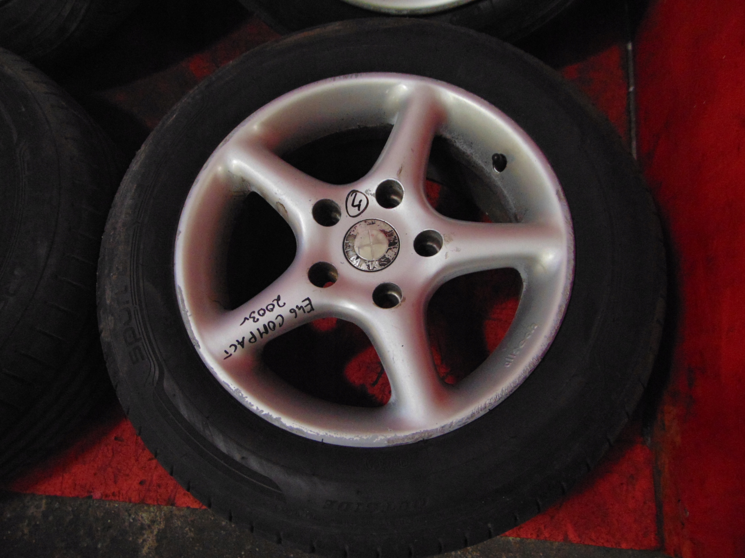 BMW 3 E46 wheels discs aluminium 15'' 5x120 7J ET40