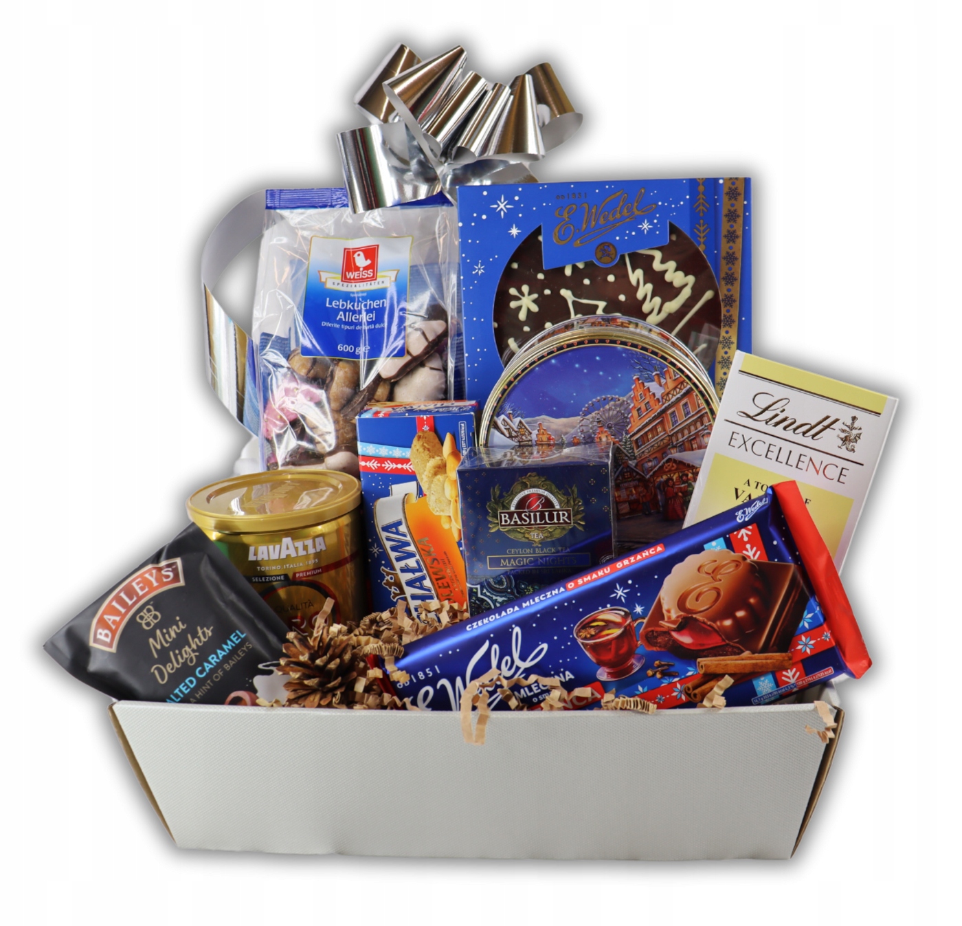 Levně Vánoční koš Dědeček Mráz Dárkové koše Firemní vánoční dárky