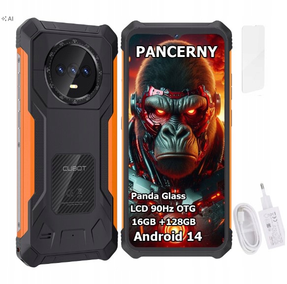 Páncélozott okostelefon IP69K IP68 Cubot King Kong Es 16/128GB Dual Sim 4G 6,5