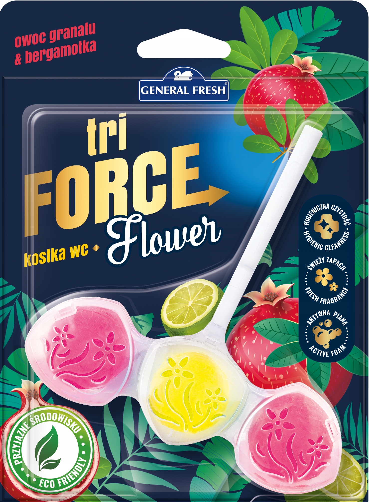 

General zawieszka Wc Tri-Force Fl Granat-Bergamot