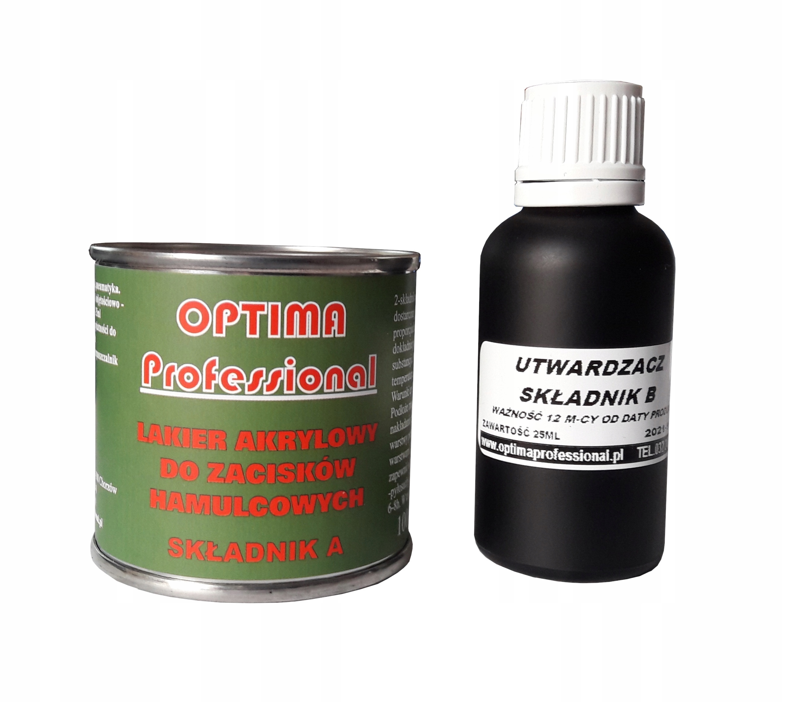 OPTIMA LAKIER DO ZACISKÓW HAMULCOWYCH 2K 100ML