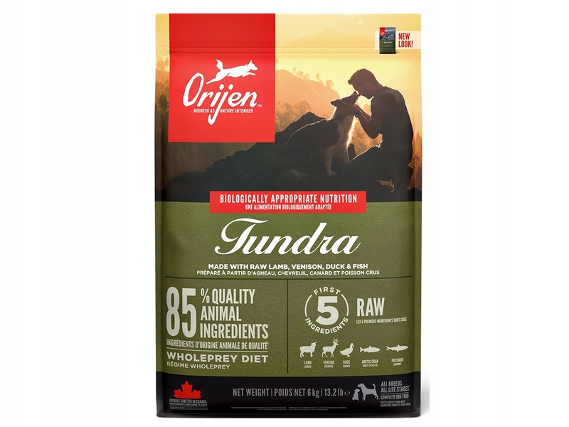 Karma dla psa Orijen Kaczka z rybą i dziczyzną 6kg