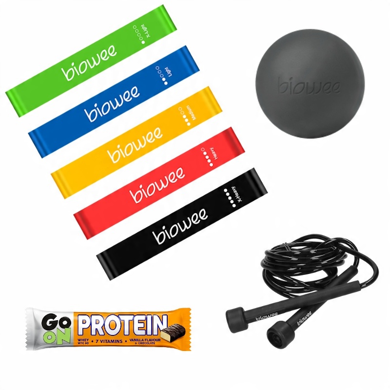 

Zestaw 5 Gum Piłka Lacrosse Skakanka Crossfit Joga