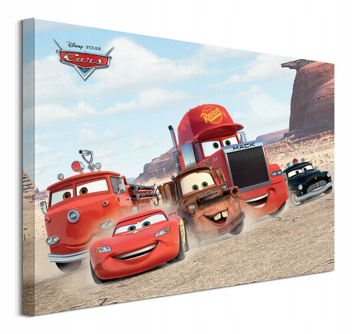 

Obraz płótno Cars Auta Wyścig na Pustyni 80x60 cm