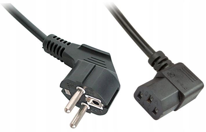 

Kabel zasilający Schuko Iec C13 kątowy Lindy 5m