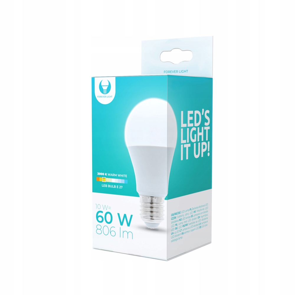 

Żarówka Led E27 Forever Light 10W=60W