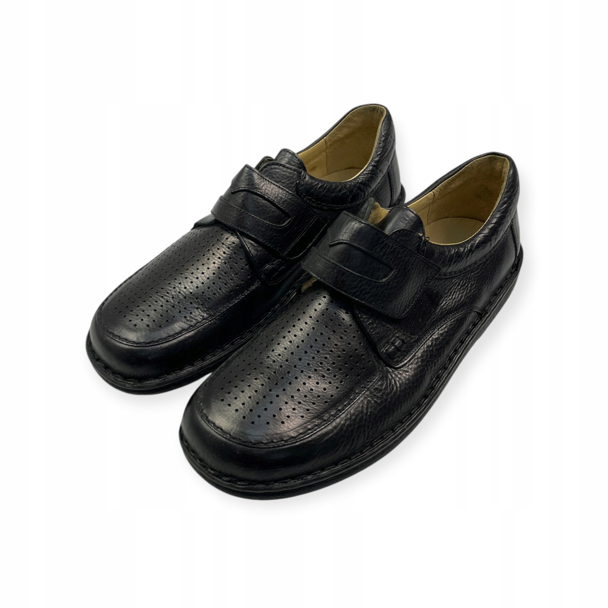 Spring Step Pánské kožené polobotky – vel. 46 (us 12) černé