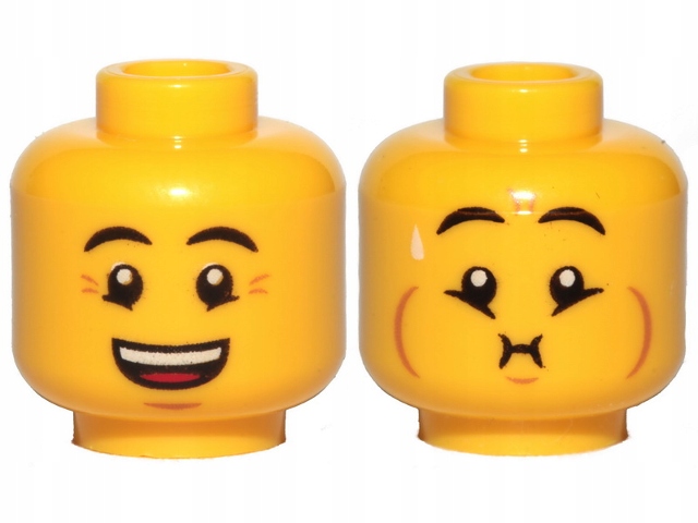 

Lego Głowa Główka 3626cpb2492 Męska Dwustronna