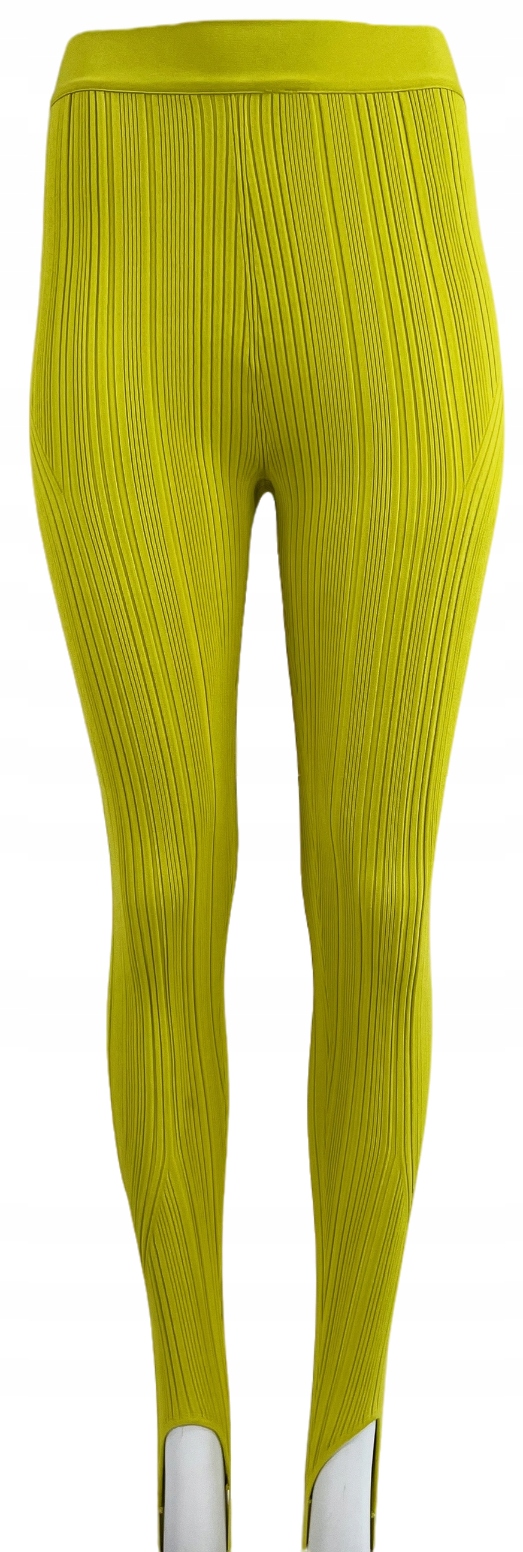 Herve Leger TIL2401207-323 Dámské žluté legíny vel. Xxs