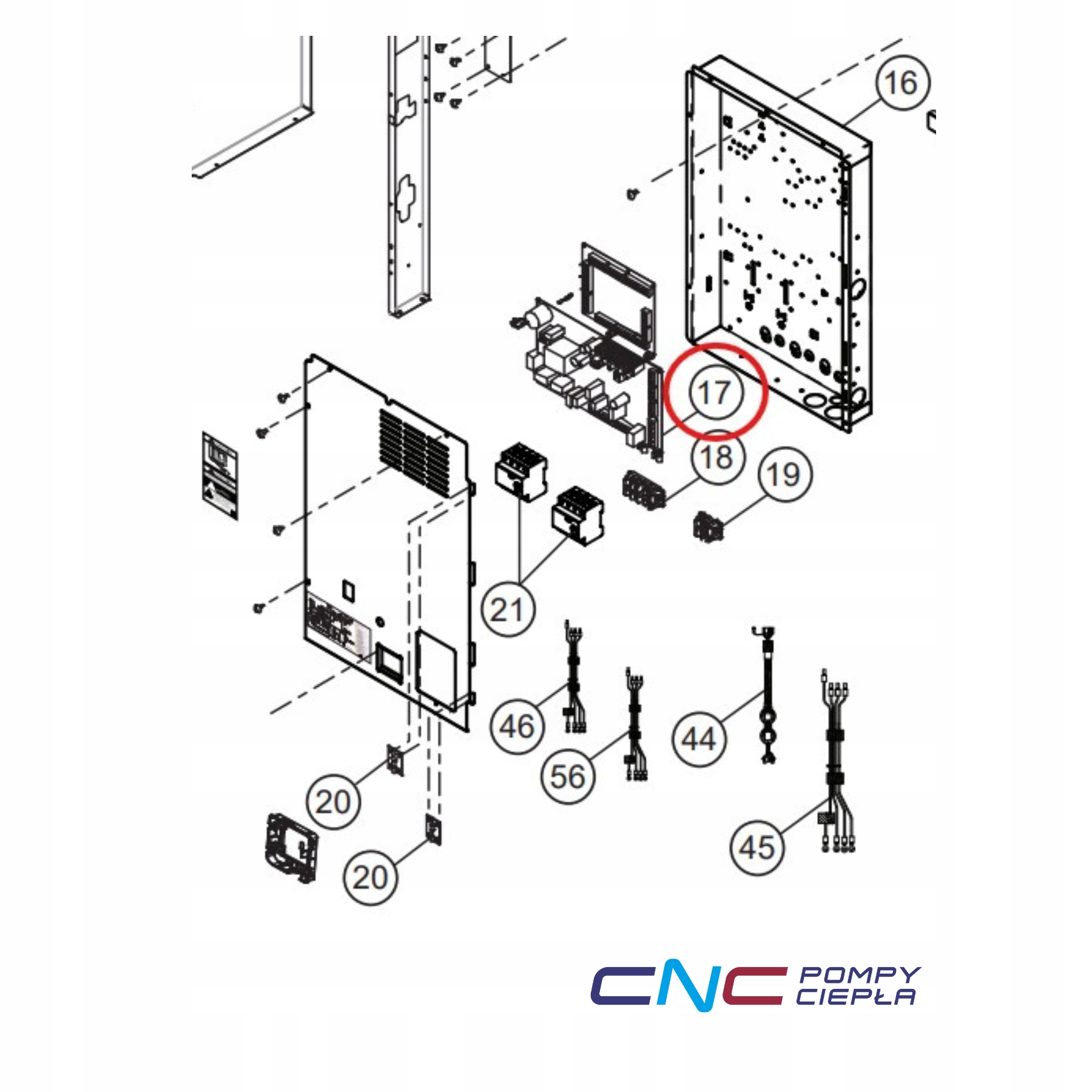 Panasonic ACXA73C97440 ovládacia doska – časť pre tepelné čerpadlo Aquarea