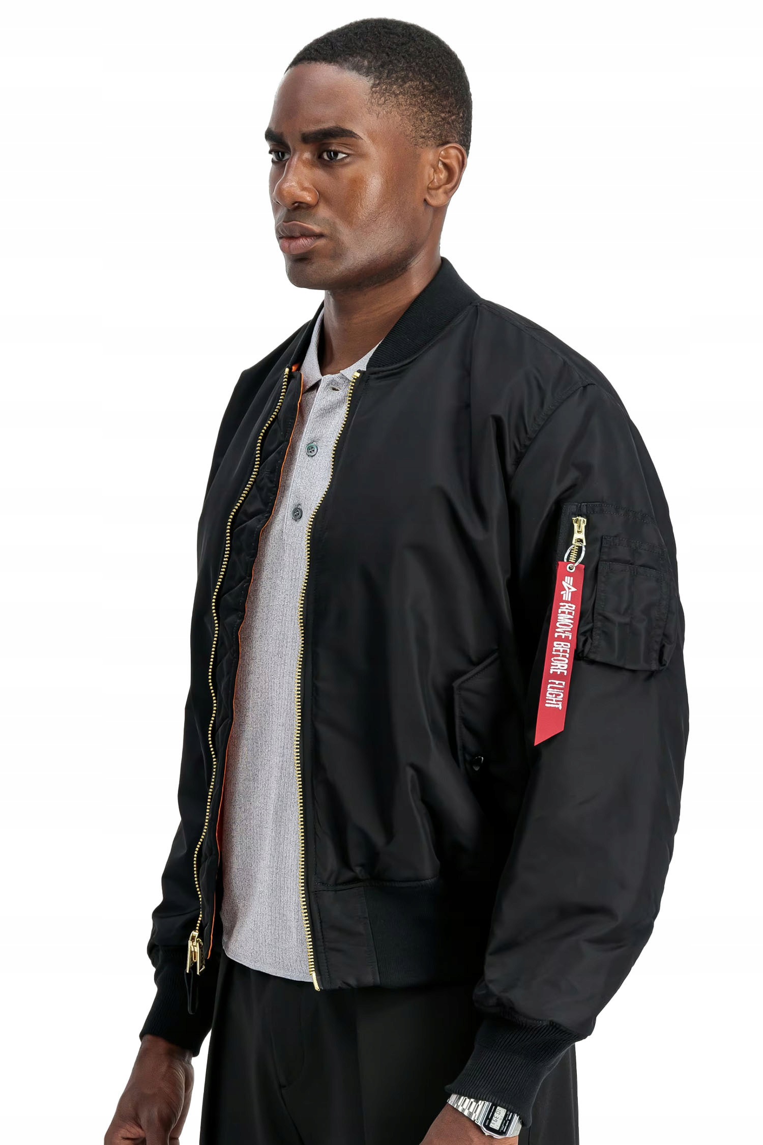 Bunda Alpha Industries MA-1 Heritage S černá