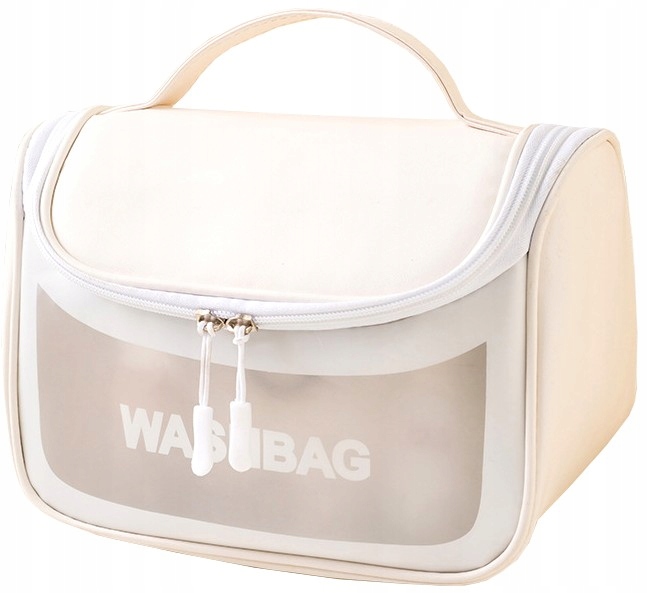 Kosmetyczka wodoodporna duża przezroczysta pojemna