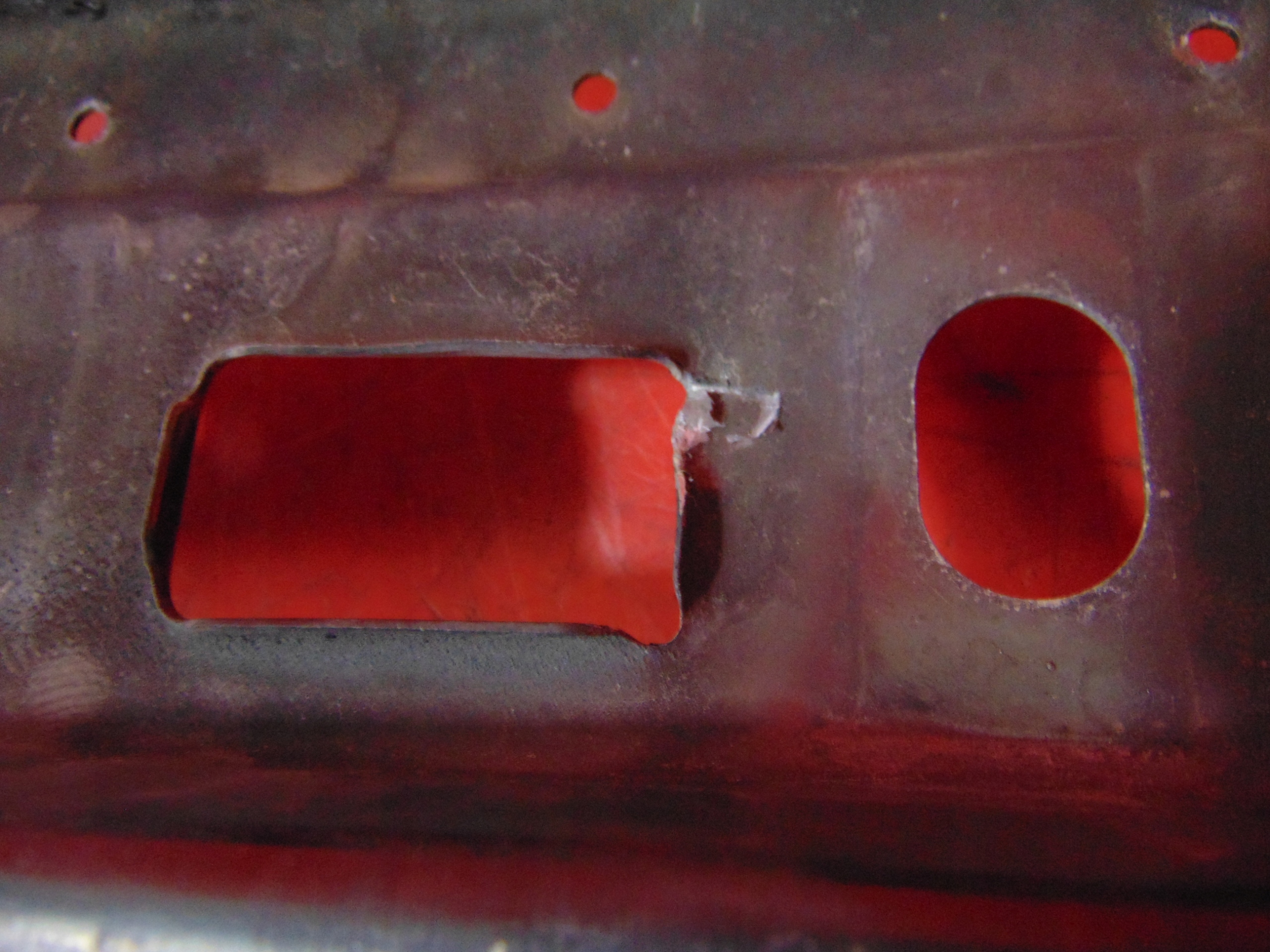 MINI Countryman R60 support panel for radiators upper sider front