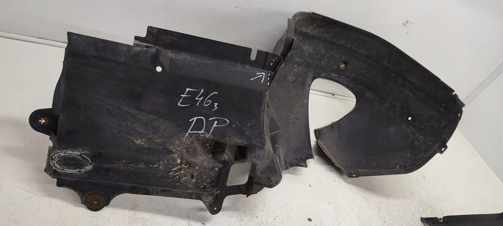 podblatník predok predné pravé BMW E46 m-packet
