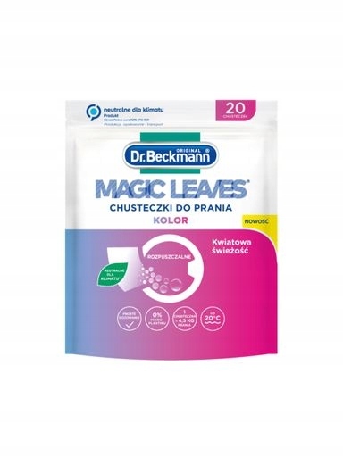 Levně 3X Dr Beckmann Lístky na praní 20 ks Barva