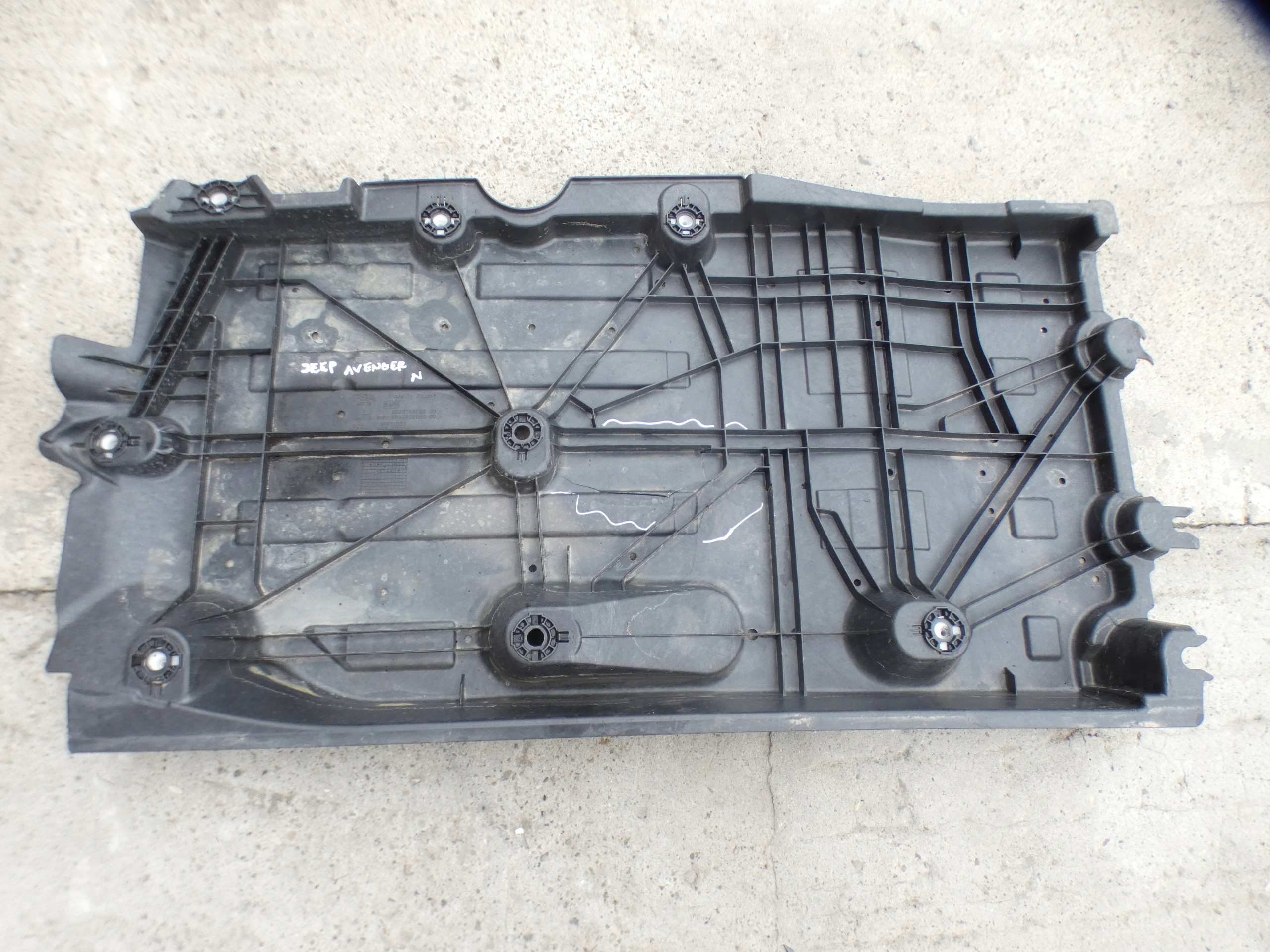 2023 Jeep Avenger cover chassis side 9836755280