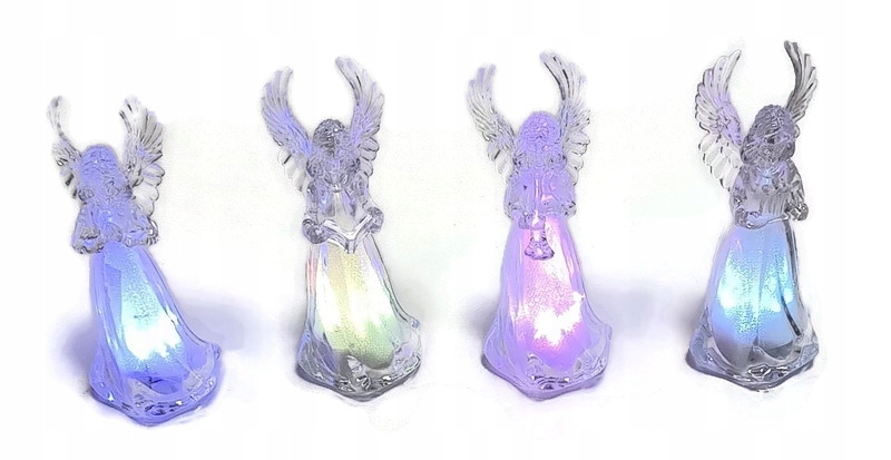 FIGURKA FIGURA ANIOŁ ANIOŁEK LED PLASTIKOWA SUPER OZDOBA ŚWIECĄCA Marka ToTu Kupisz Taniej