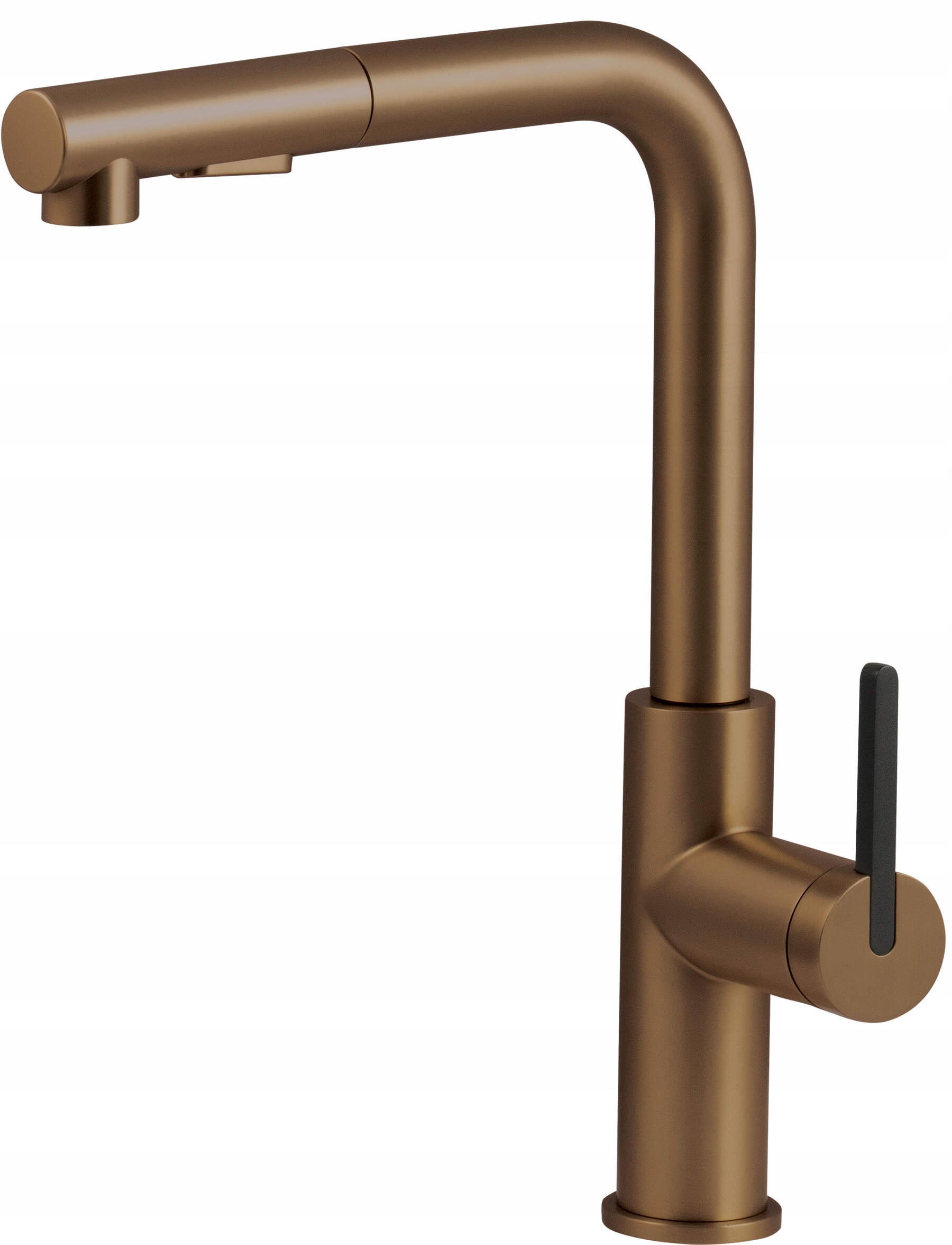 Kuchynská batéria s výsuvným výtokom, oceľ 304, brúsený bronz